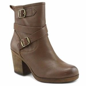 Lucky Brand Leather Ankle Boots 9  NWoB